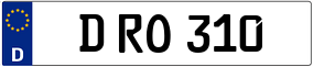 Truck License Plate